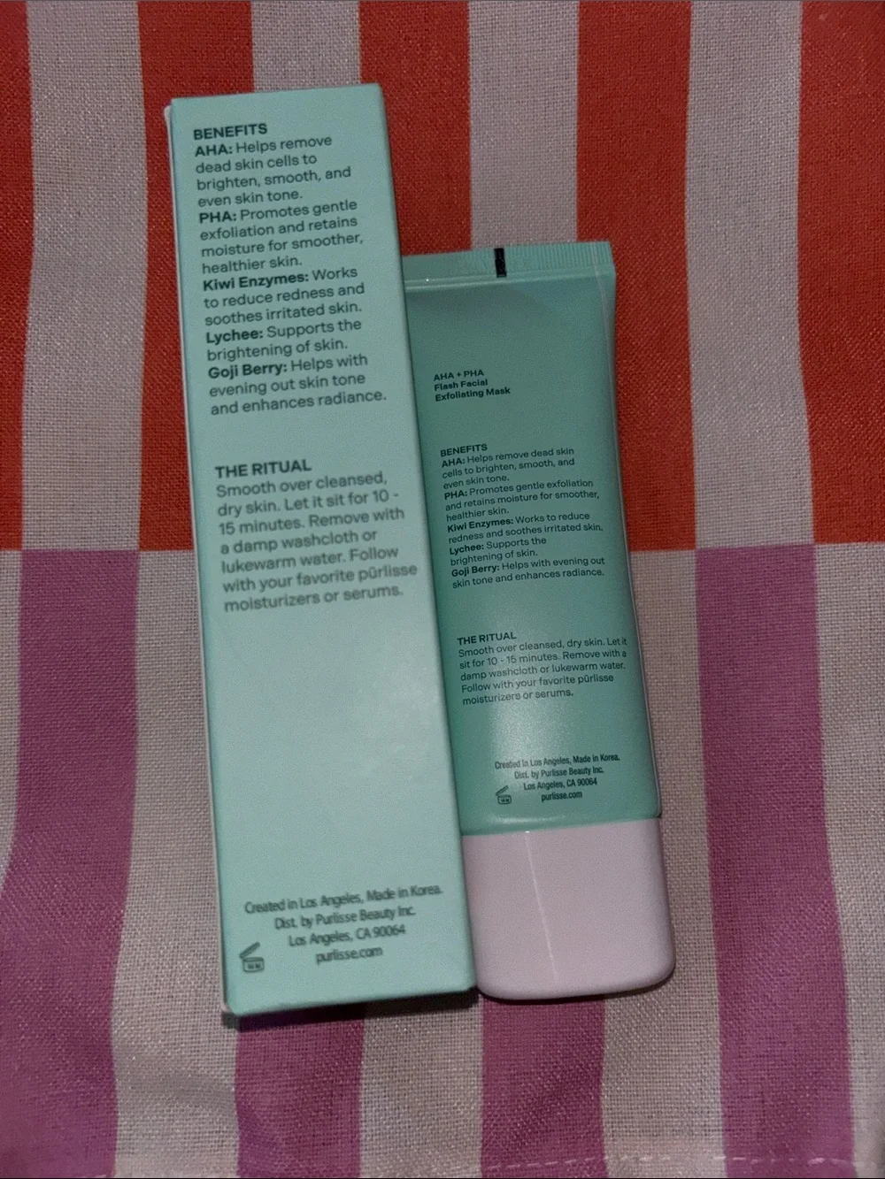 purlisse - AHA + PHA Flash Facial Exfoliating Mask